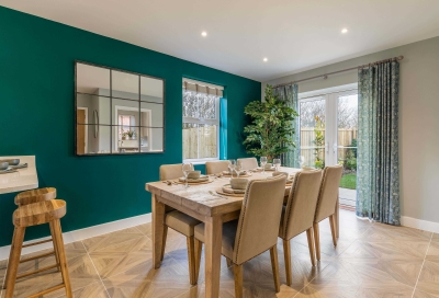 Mariner’s Haven Ilfracombe Show Home Dining Area