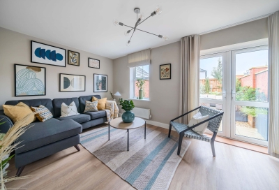 The Grange Bideford Show Home Living Room