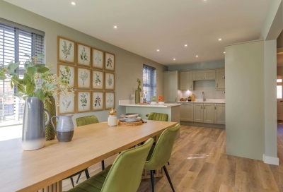 Longston Cross 2 Bovey Tracey Show Home Kitchen Dining