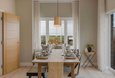 Mariner’s Haven Ilfracombe Show Home Dining Area