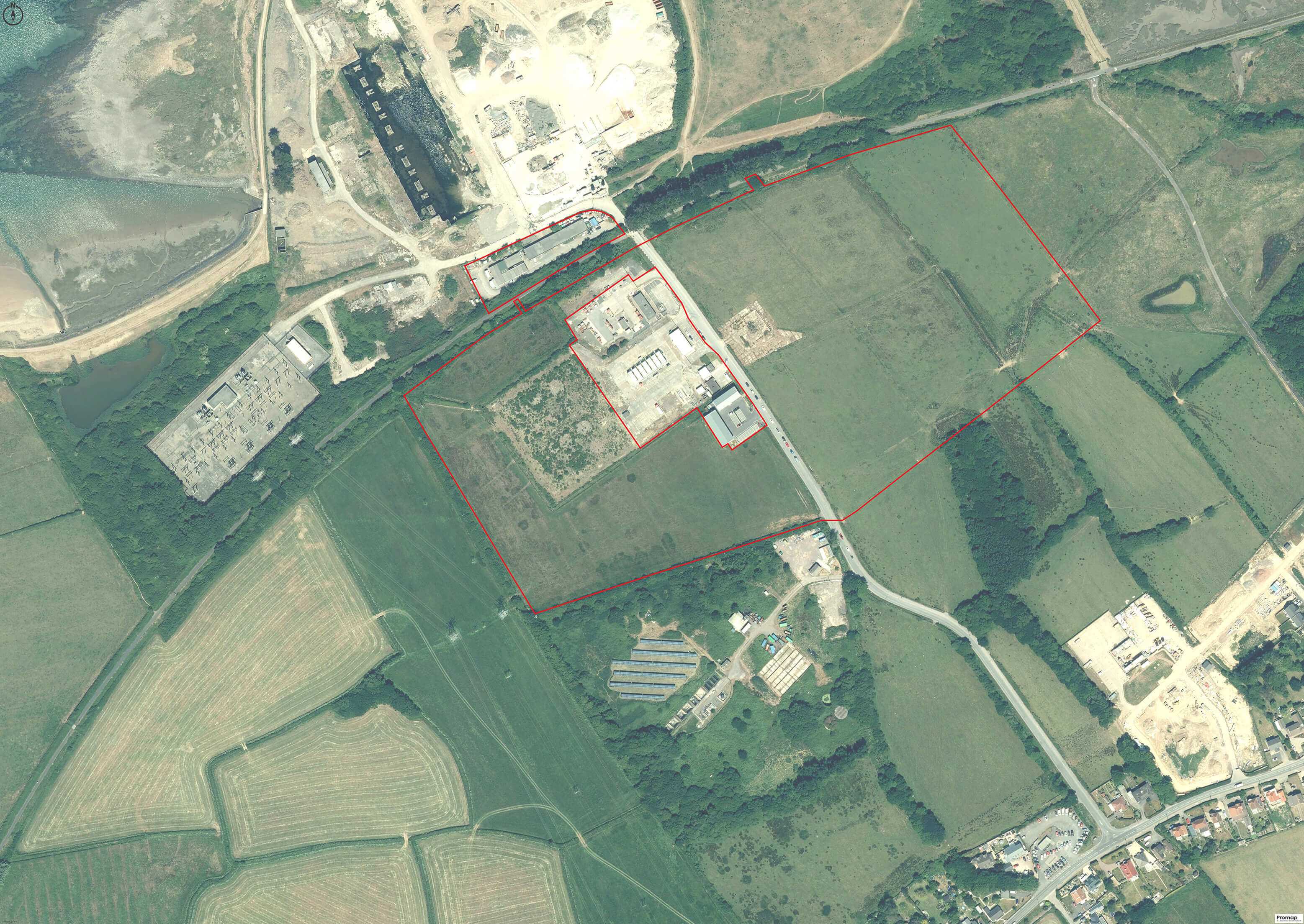 Devonshire Homes South Quay Yelland Context Aerial Map Site Location