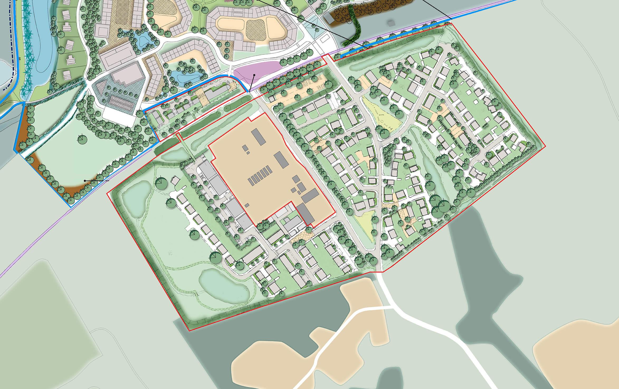 Devonshire Homes South Quay Yelland Proposed Illustrative Site Layout
