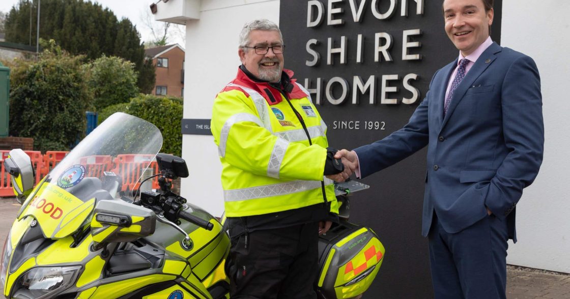 Blood Bikes Devonshire Homes Charity