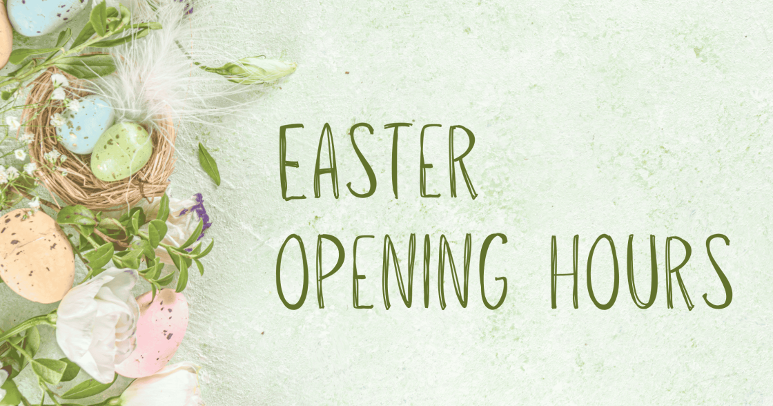Green And Pink Floral Easter Opening Hours Flyer 2224 X 1168 Px 1
